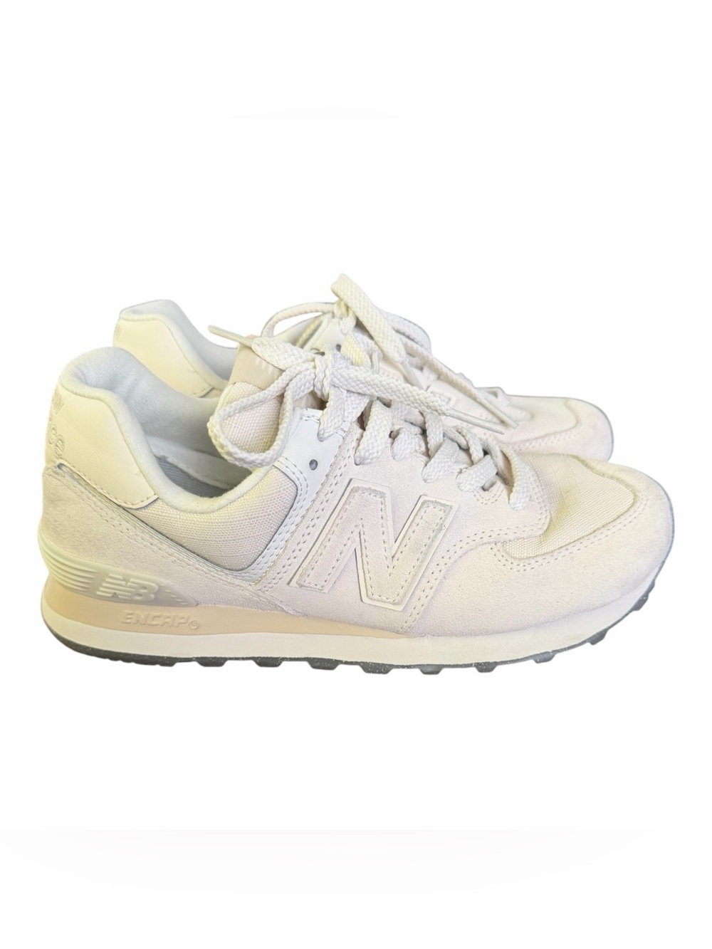 New Balance Women's Cream/White 574 Retro Runner